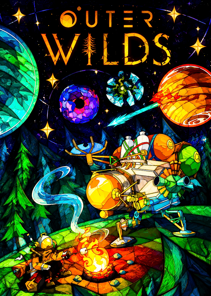 Outer Wilds Stained Glass Art