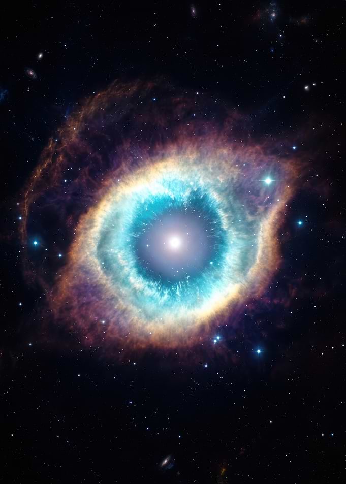 Breathtaking The Eye of God Nebula