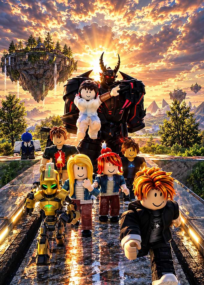 Roblox Characters in Fantasy World