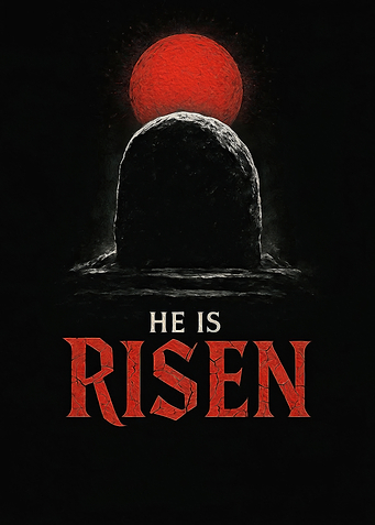 He Is Risen Easter Poster