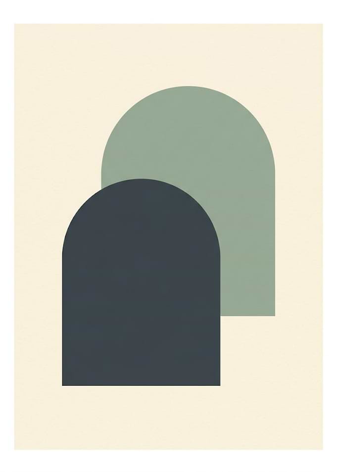 Minimalist Abstract Arch Shapes