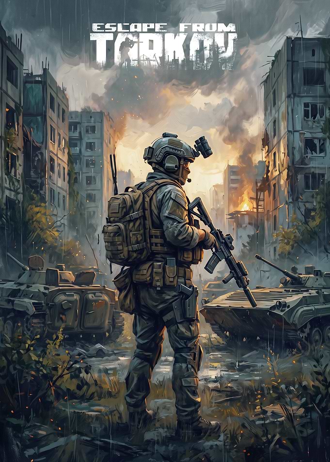 Escape From Tarkov Soldier Poster