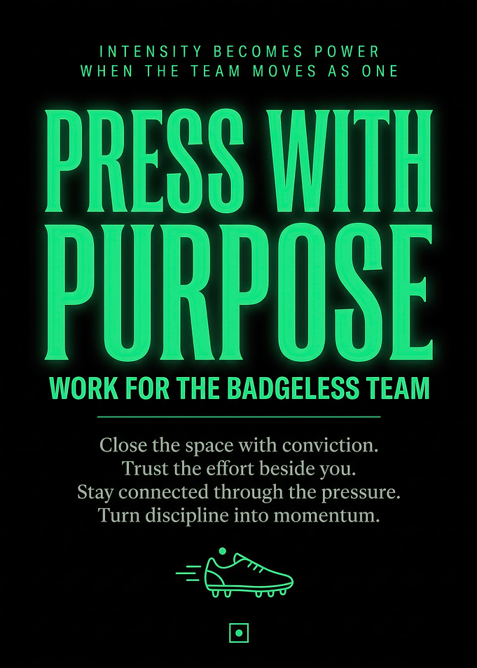 Press With Purpose Motivational Poster