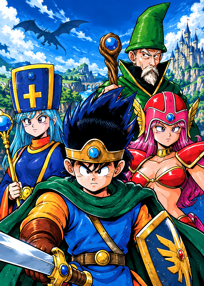 Dragon Quest Heroes Adventure Illustration