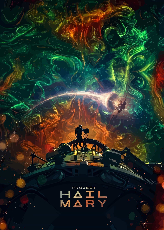 Project Hail Mary Space Poster
