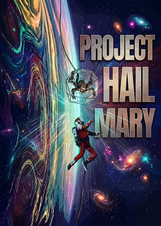 Project Hail Mary Space Poster