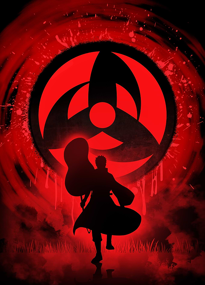 Obito's Mangekyo: Crimson Shadow