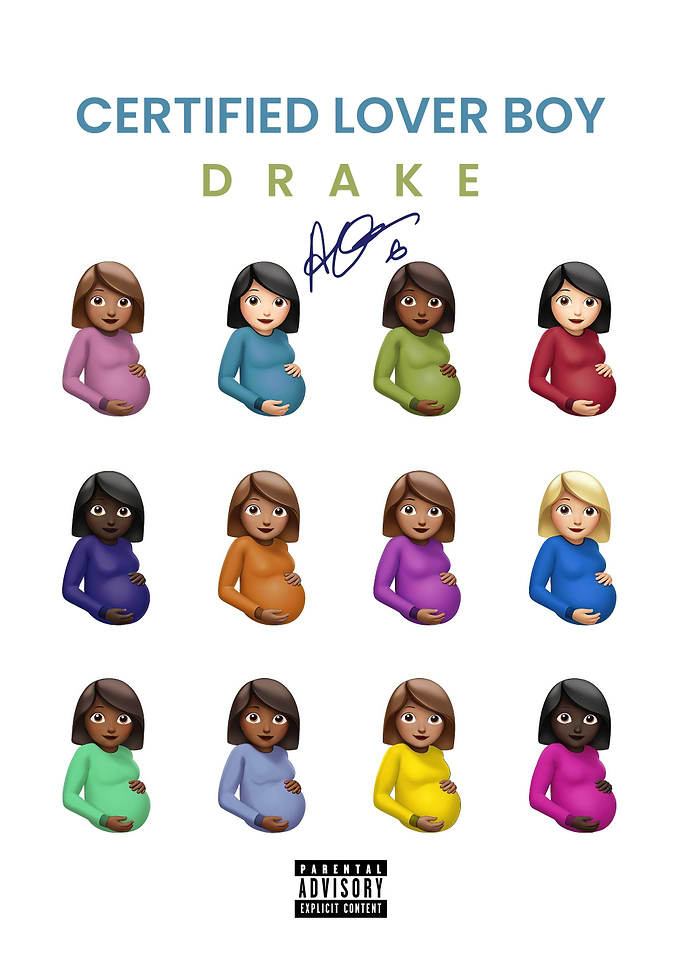 Drake Certified Lover Boy Album Cover