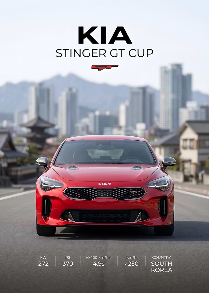 Kia Stinger GT Cup Promotional Poster