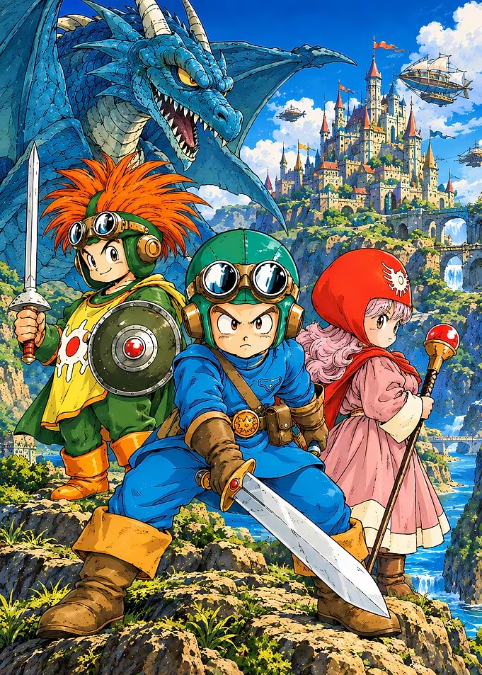 Dragon Quest Adventure Fantasy Illustration