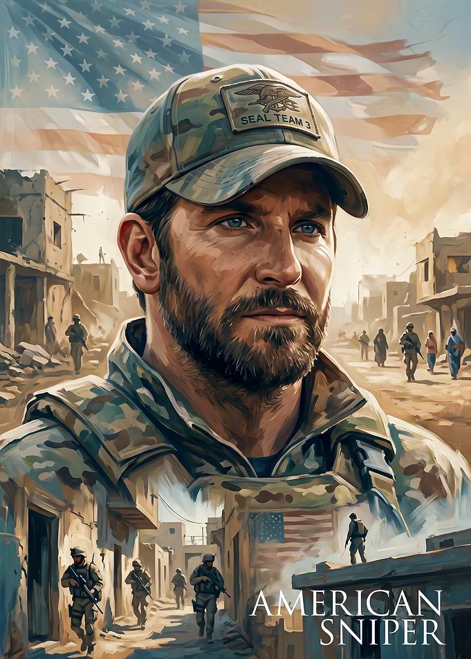 American Sniper Movie Poster Art