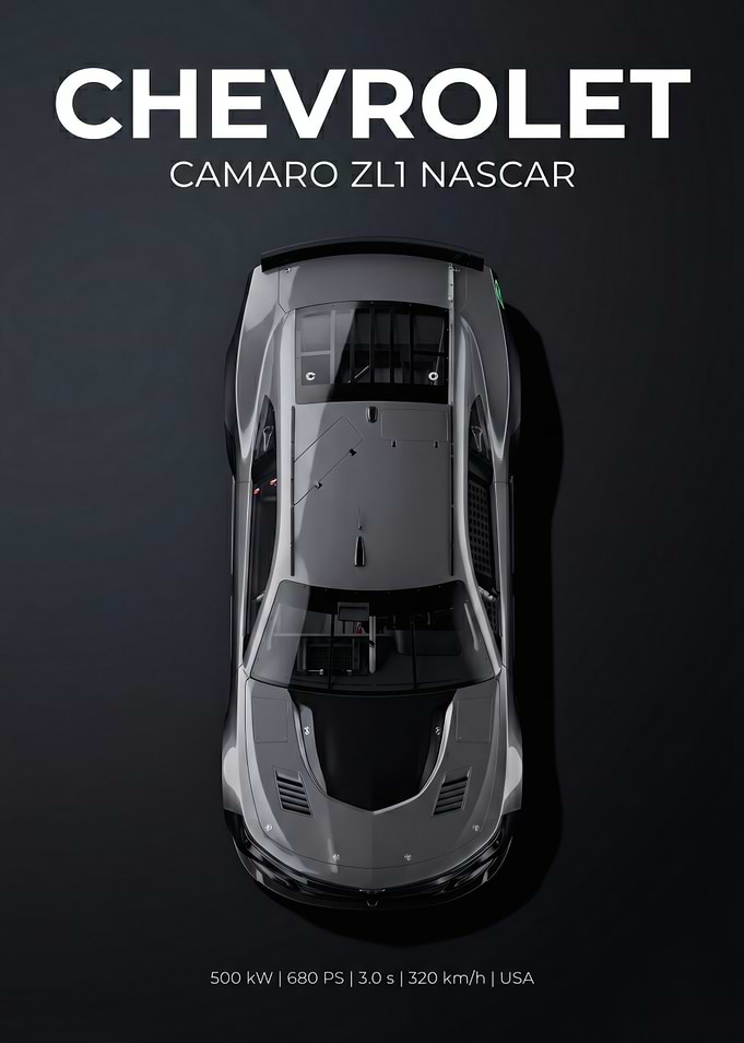 Chevrolet Camaro ZL1 NASCAR Poster