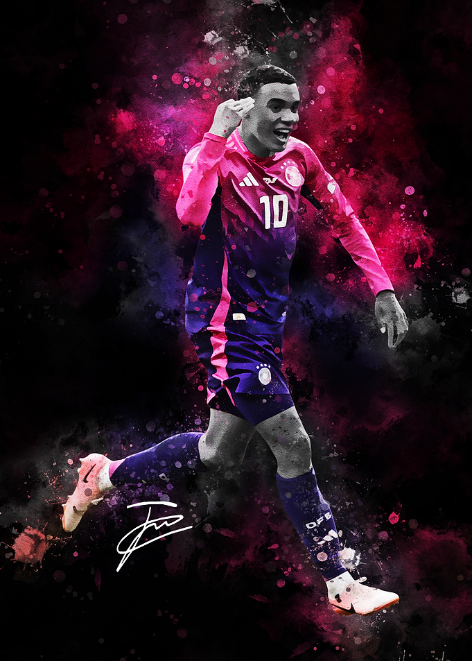 Jamal Musiala Soccer Poster