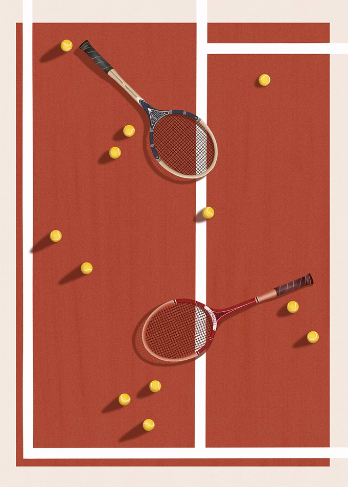 Tennis at Sunset
