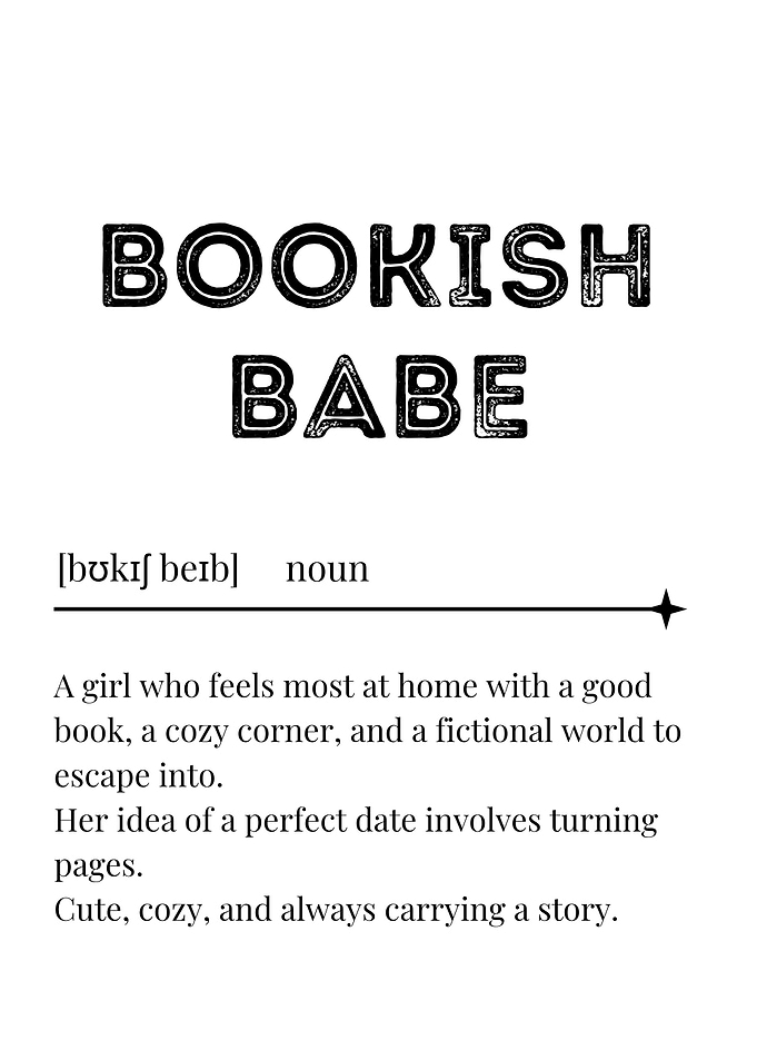 Bookish Babe Definition