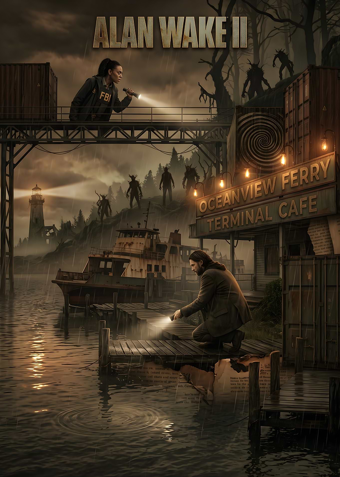 Alan Wake 2 Promotional Poster