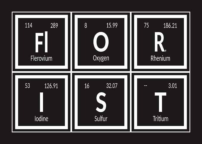 Periodic Table Elements Design - Florist