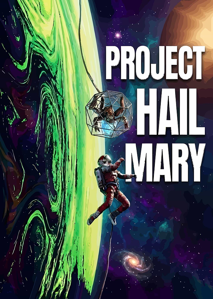 Project Hail Mary Space Poster