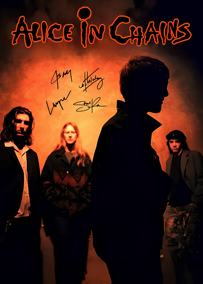 Alice in Chains Band Poster