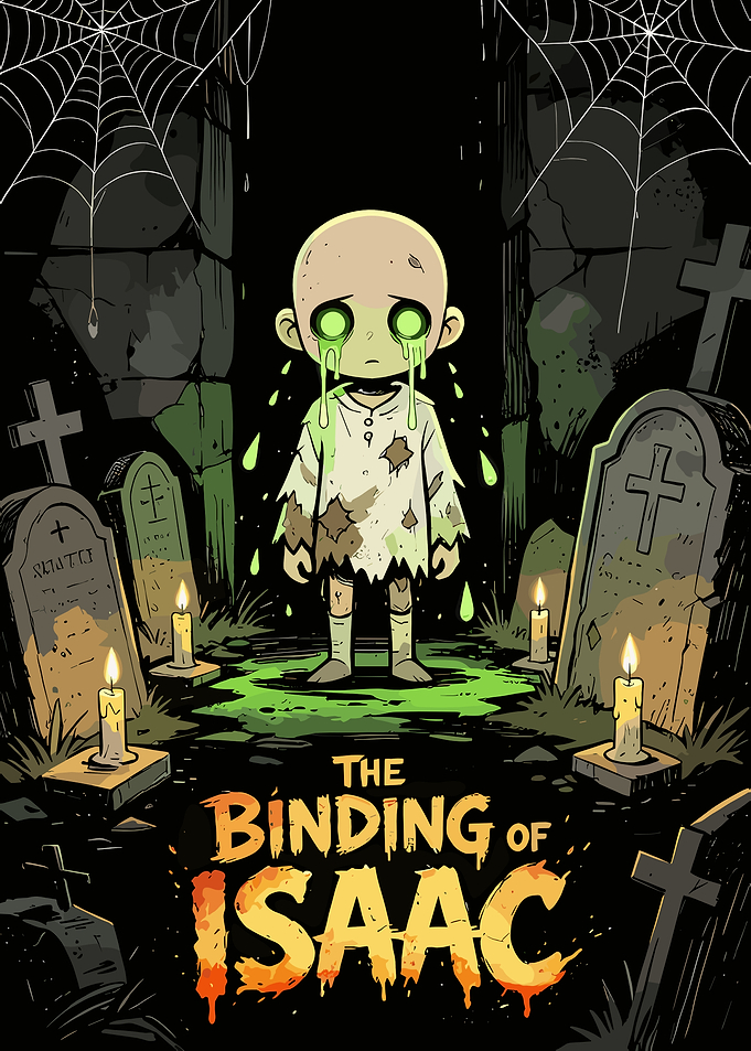 The Binding of Isaac Graveyard Poster