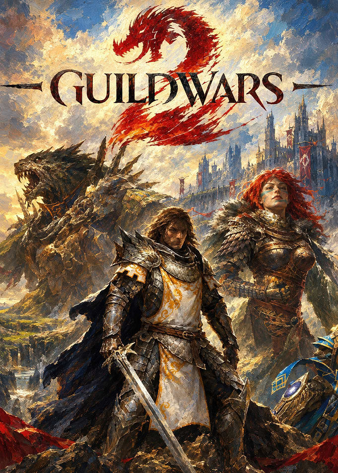 Guild Wars 2 Game Key Art