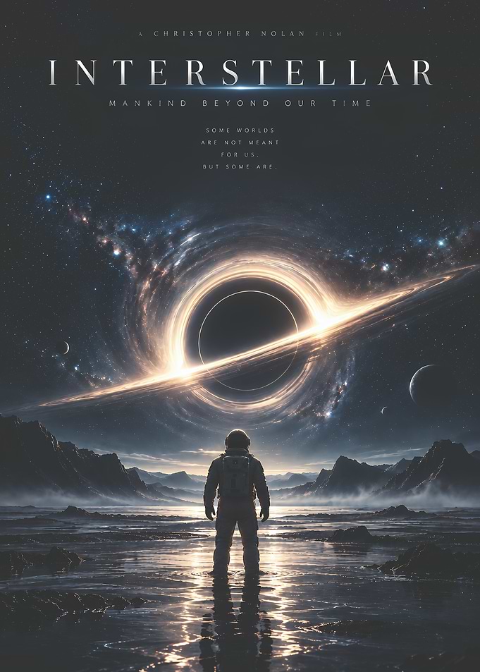 Interstellar Movie Poster Black Hole