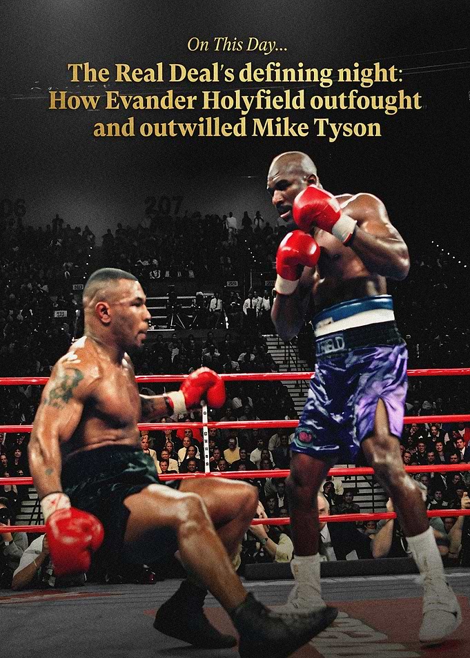 Evander Holyfield vs Mike Tyson Boxing