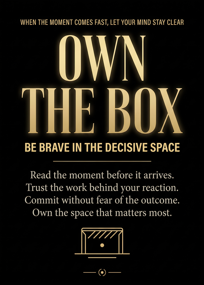 Own The Box Inspirational Sports Poster