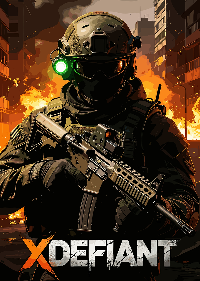 XDefiant Soldier Combat Poster