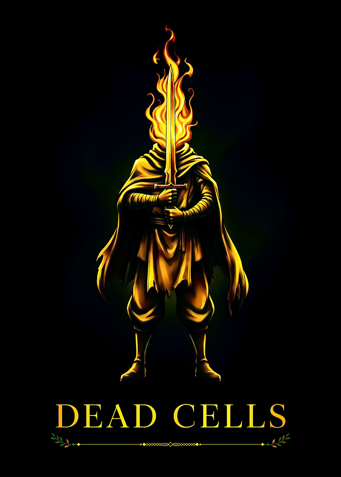 Dead Cells Flaming Head Warrior