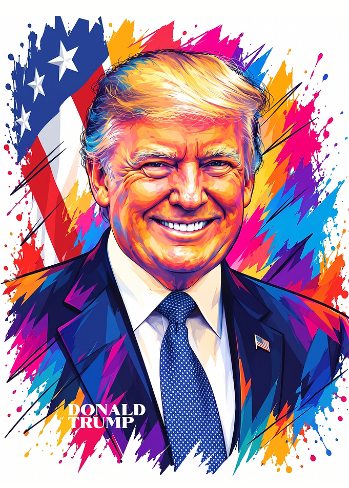 Donald Trump Pop Art Portrait