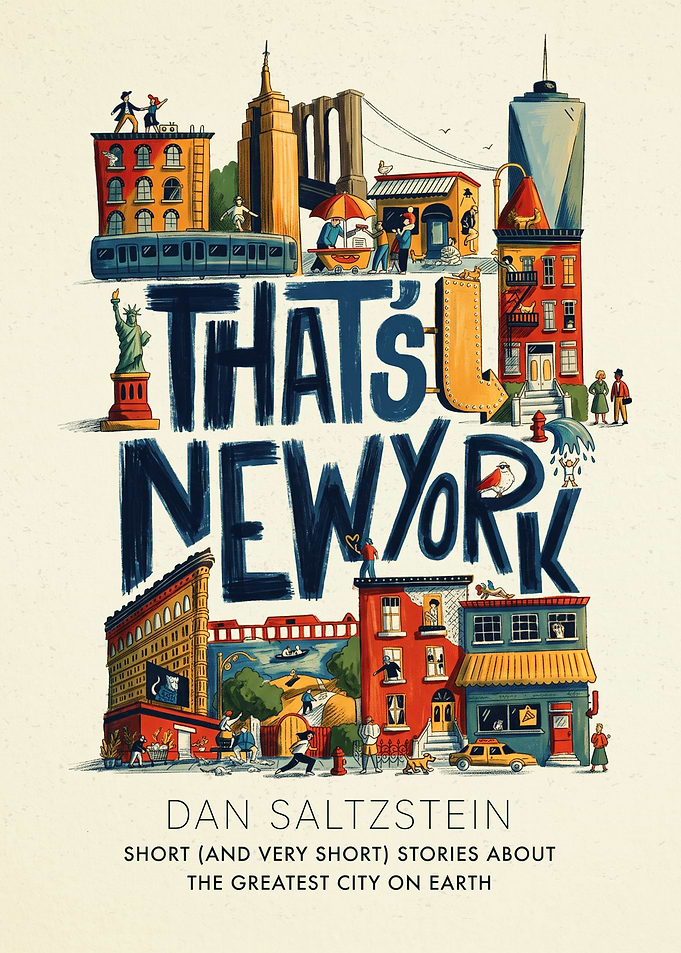 NYC Life New York City Retro Illustration