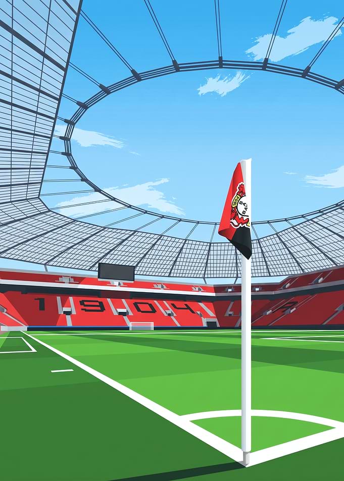 Bayer Leverkusen Stadium Corner Flag