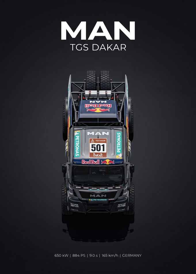 MAN TGS Dakar Rally Truck