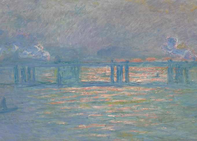 Charing Cross Bridge by Claude Monet