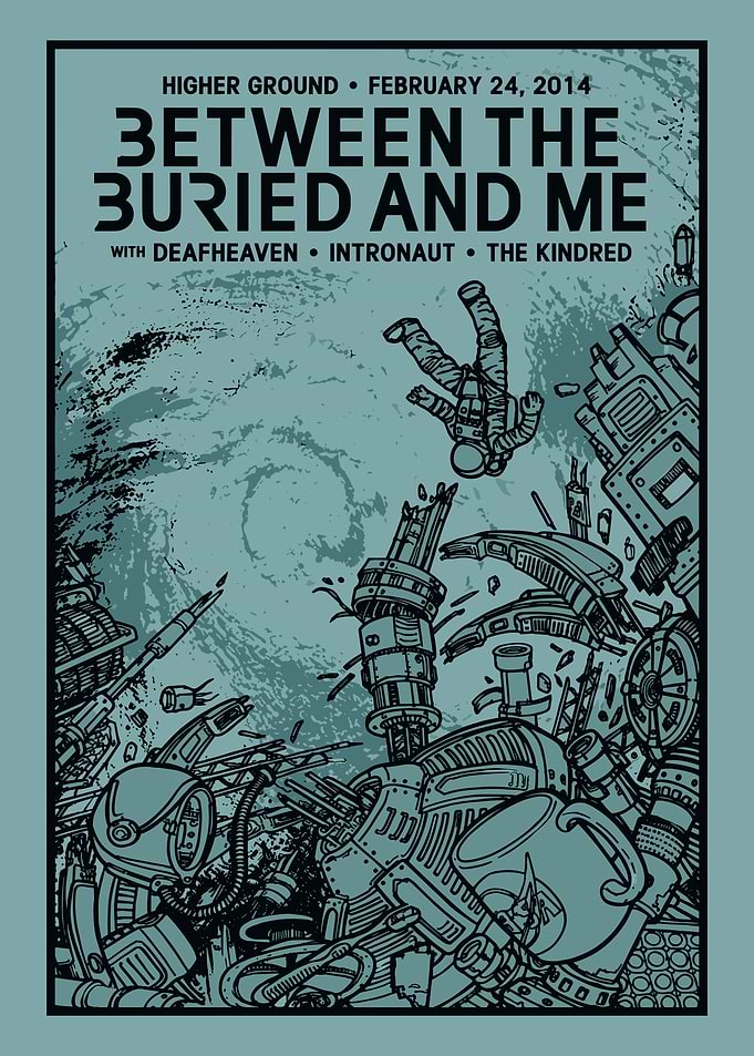 Between the Buried and Me Concert Poster