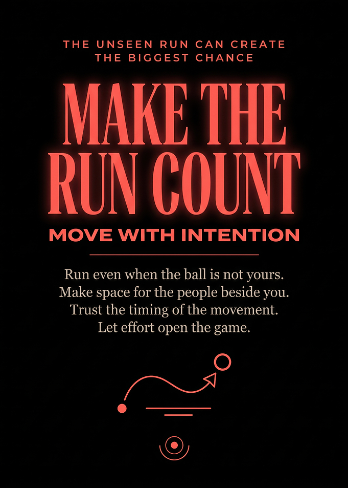 Make The Run Count Motivational Poster
