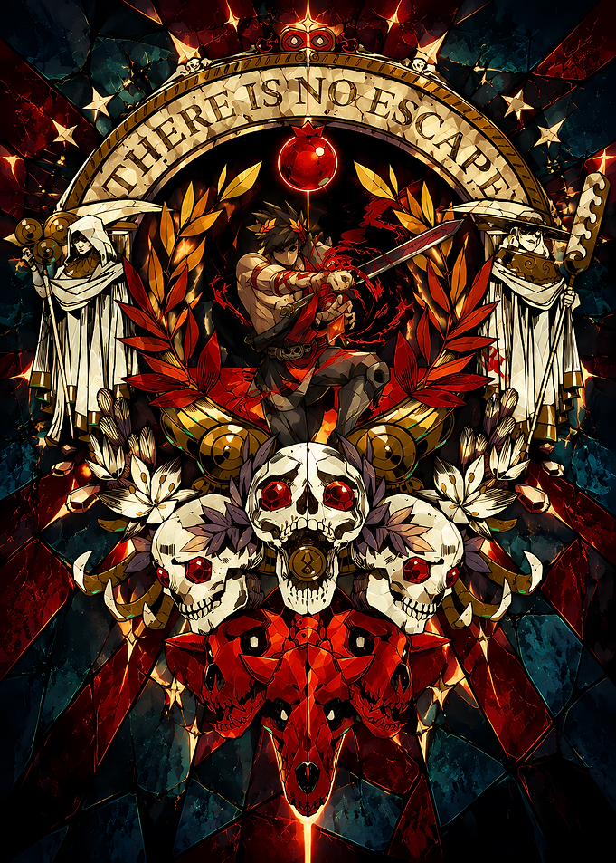 Hades Game Zagreus Stained Glass Art