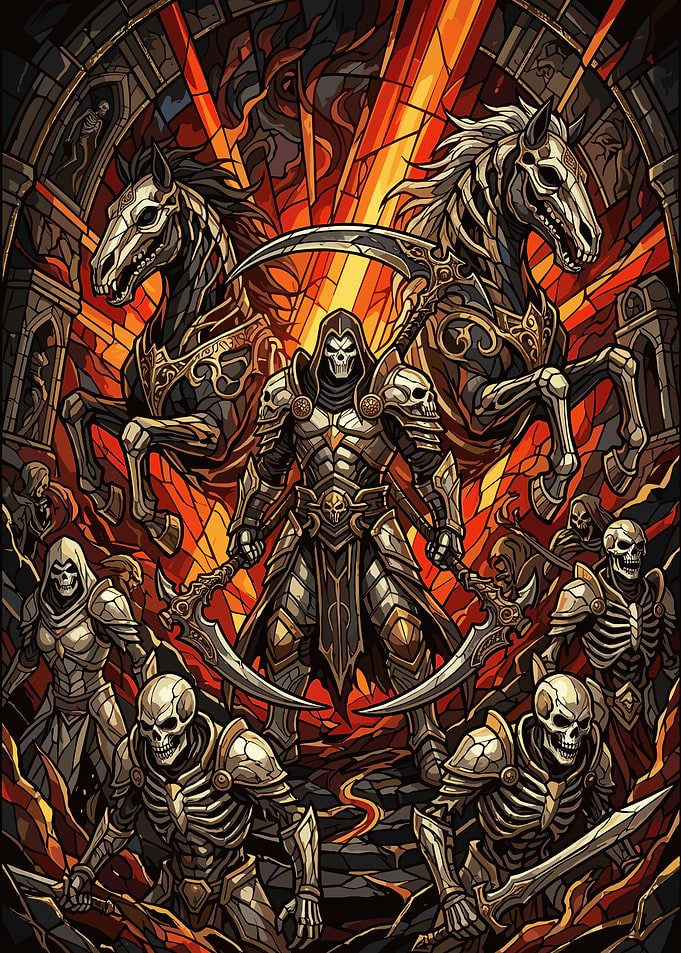 Death Knight and Undead Army