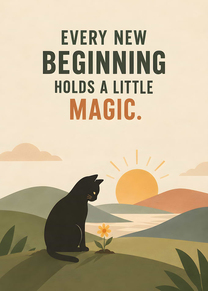 Every New Beginning Holds Magic Poster