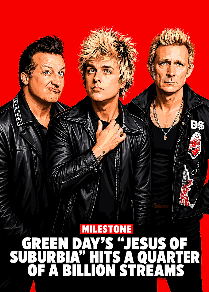 Green Day Milestone Graphic