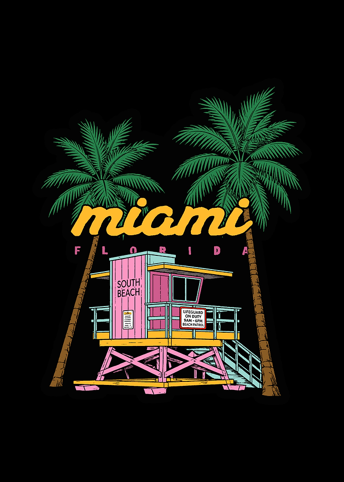 Miami South Beach Lifeguard Tower