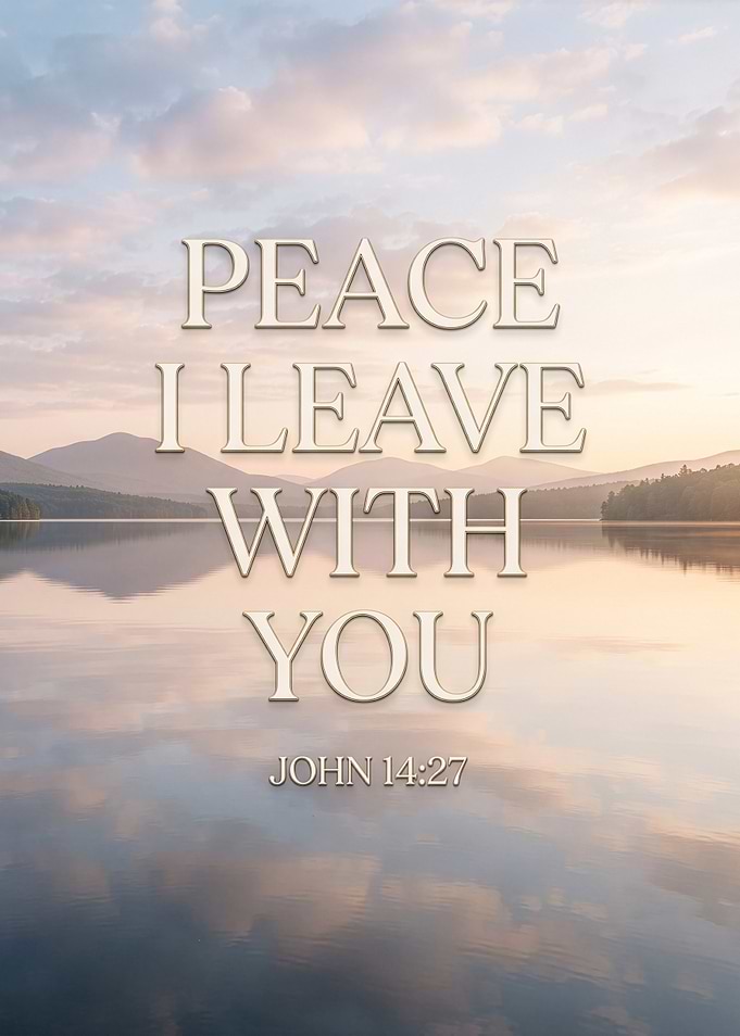 Peace I Leave With You Quote