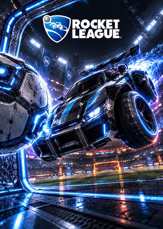Rocket League Game Promotional Art