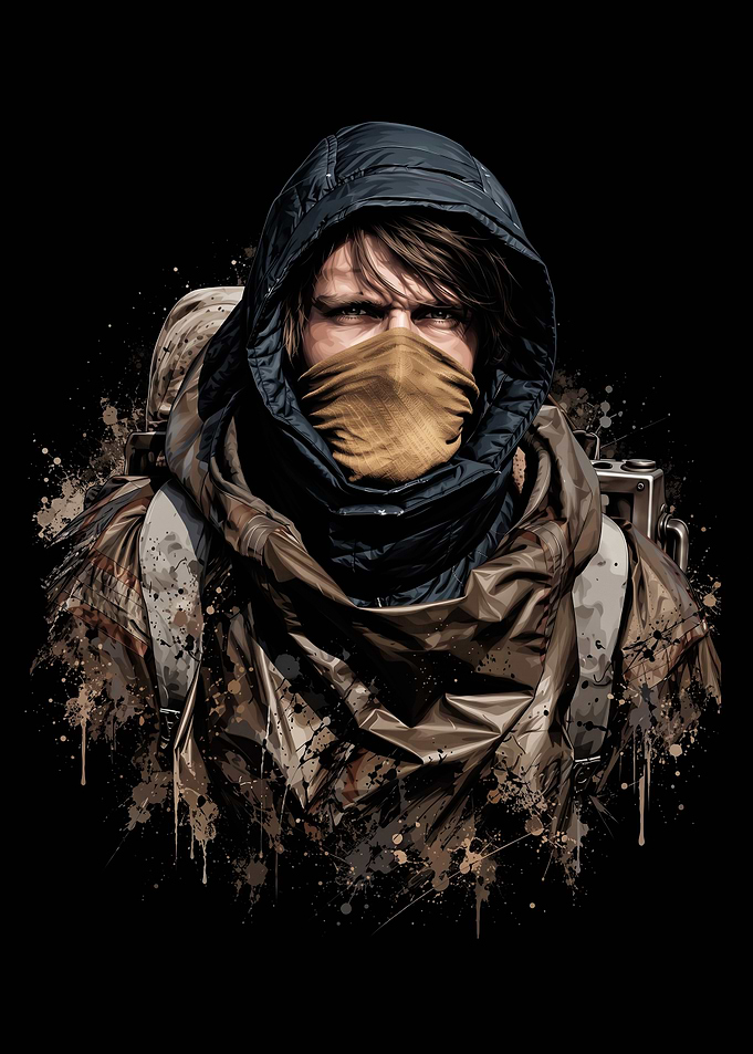 Apocalyptic Survivor Portrait