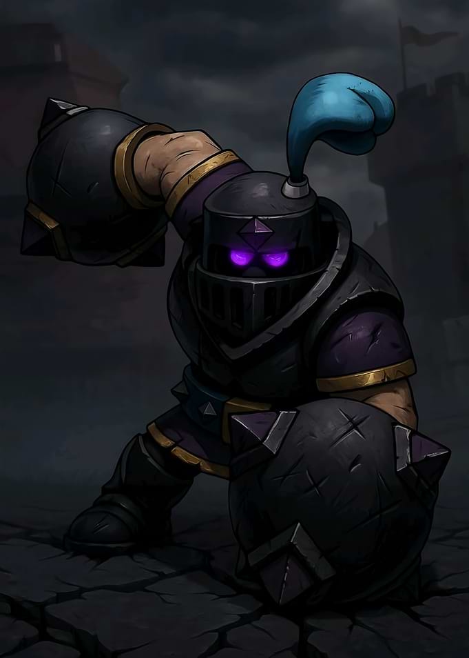 Clash Royale Mega Knight Character Art