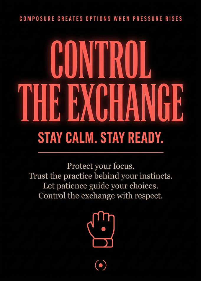 Inspirational Control the Exchange Poster