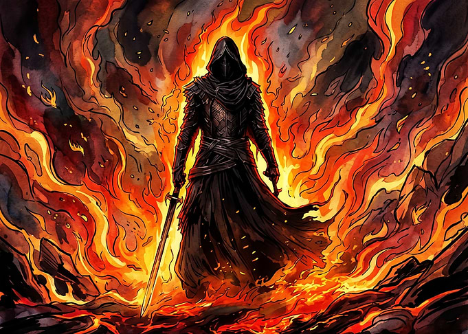 Dark Knight in Hellfire