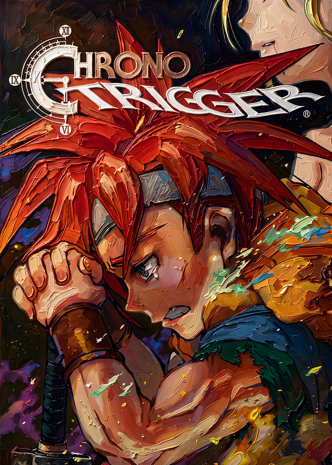 Chrono Trigger Oil Painting Style Art