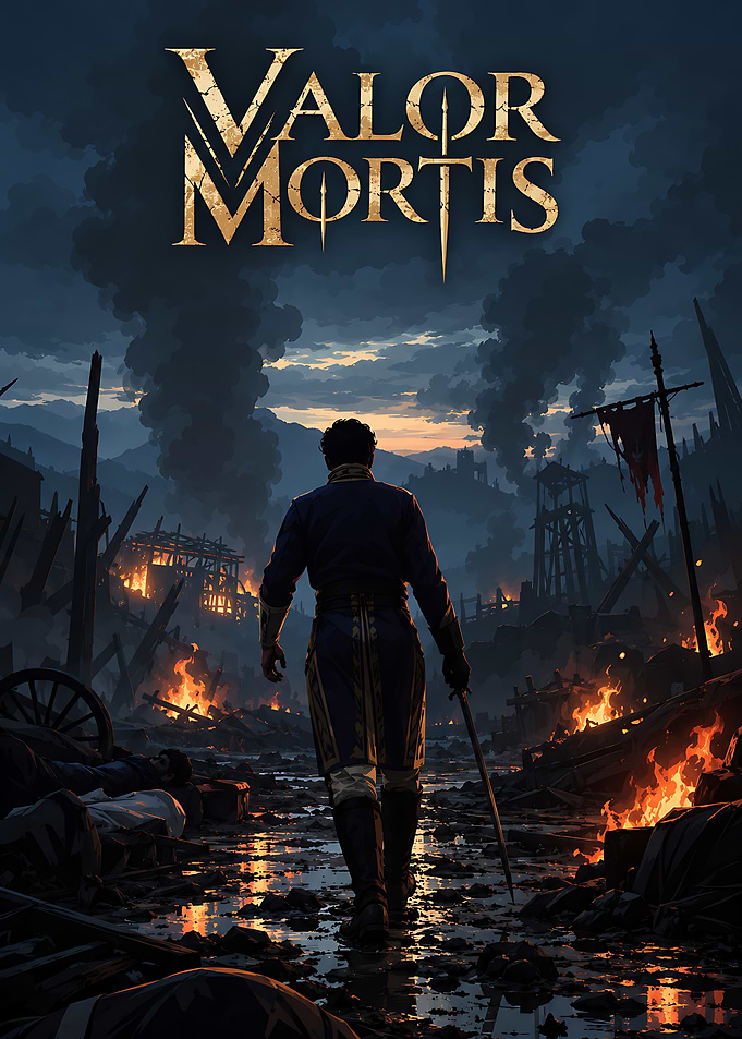 Valor Mortis War Scene Poster